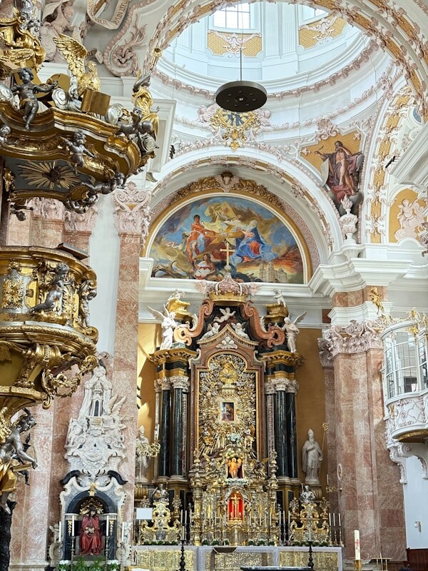 Innsbruck Cathedral baroque golden altar